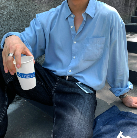 ハイパーエッセンシャルオーバーフィットリネンシャツ