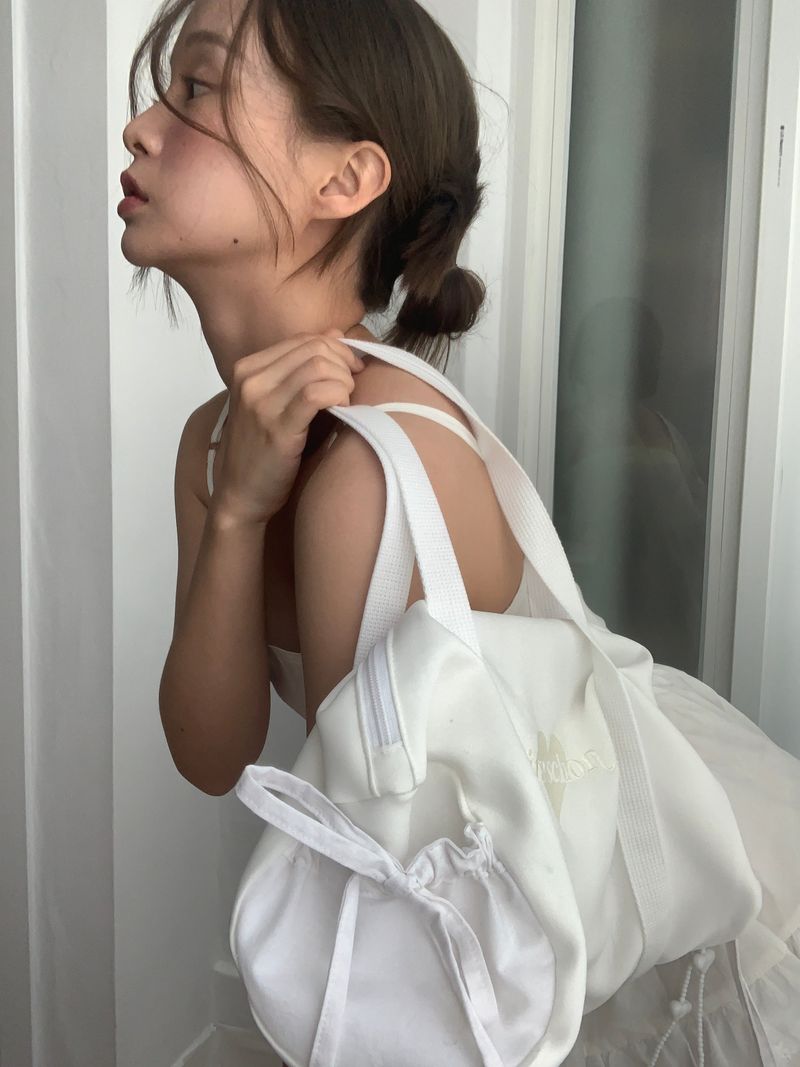 bitteschon ribbon ballet bag