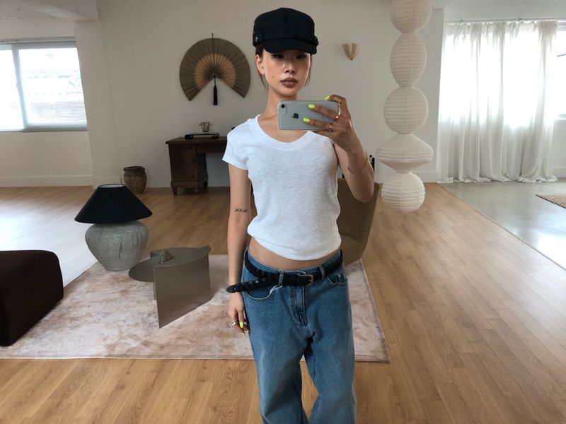 SOFT U-NECK TEE