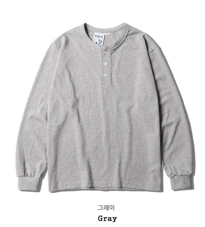 PERSTEP（パーステップ）の「26SS★ Stable Henley Neck Long Sleeve T-Shirt（Tops）」