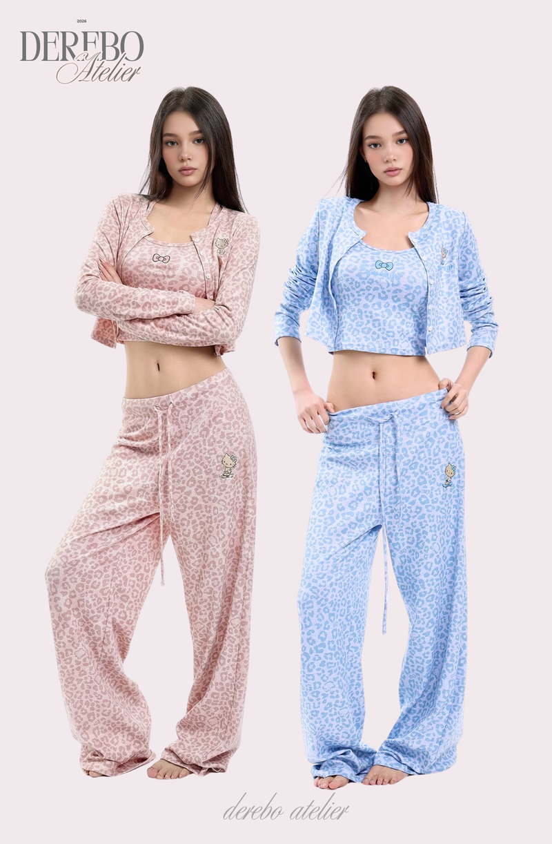 Mob Leopard Three-Piece Trading Set-up (SLEEVELESS TOP)