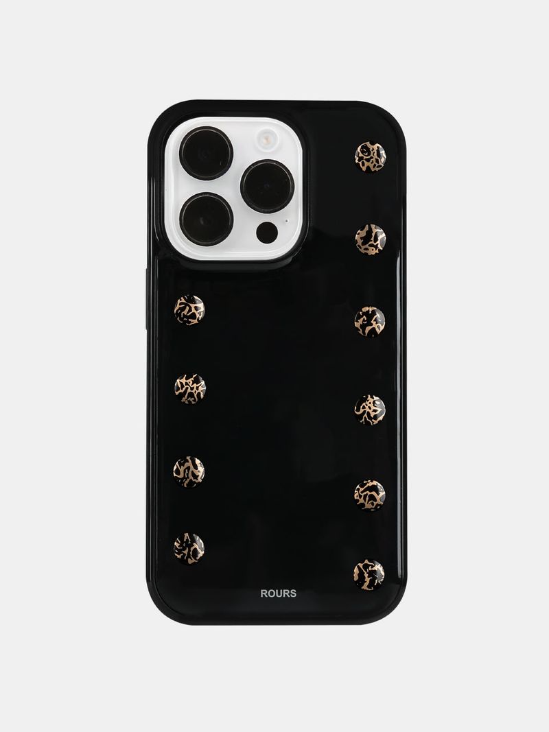 ROURS(ラウォルズ)の「line stud case (leopard)(Smartphone Accessories)」