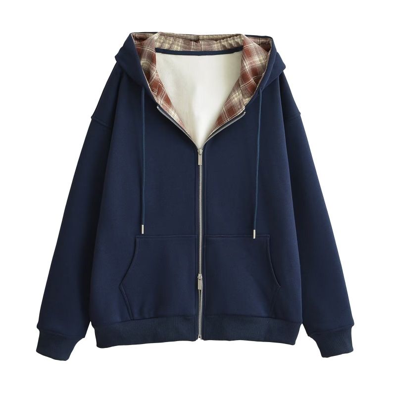 Lian Double Layered Hood Zip-up