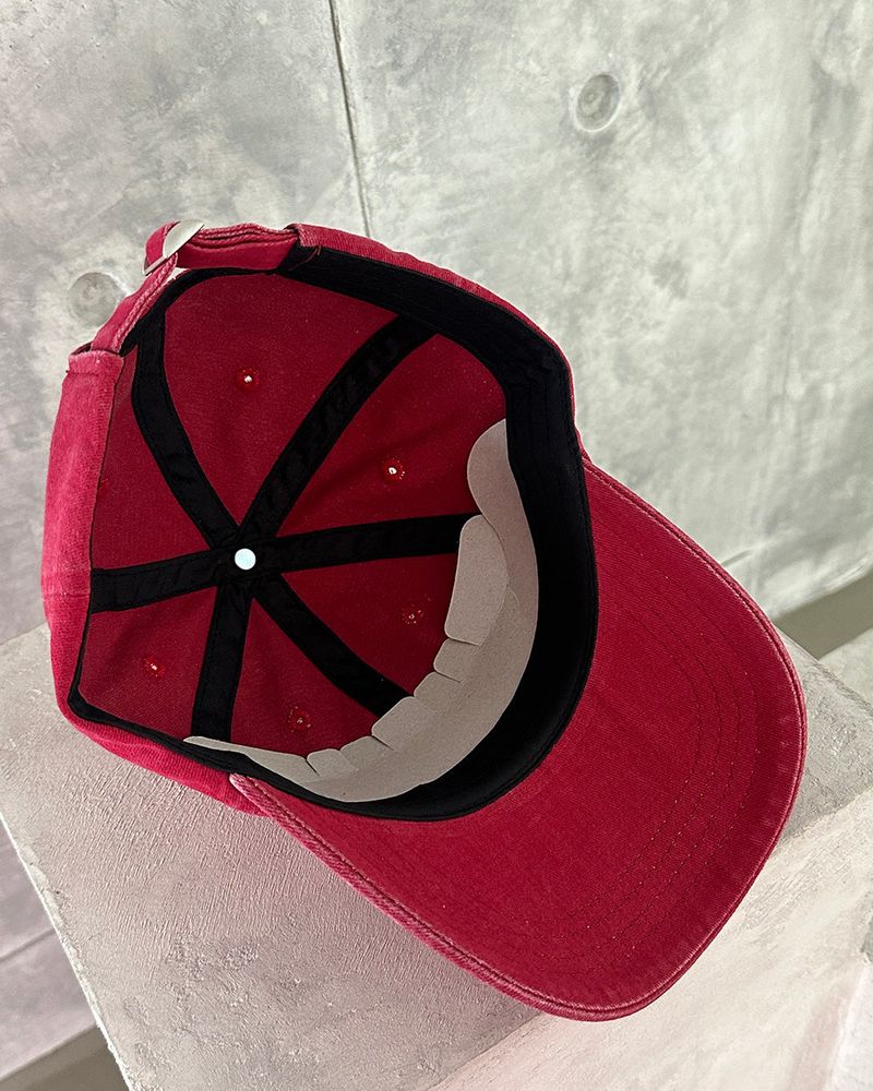 Vintage Pigment Red Ball Cap