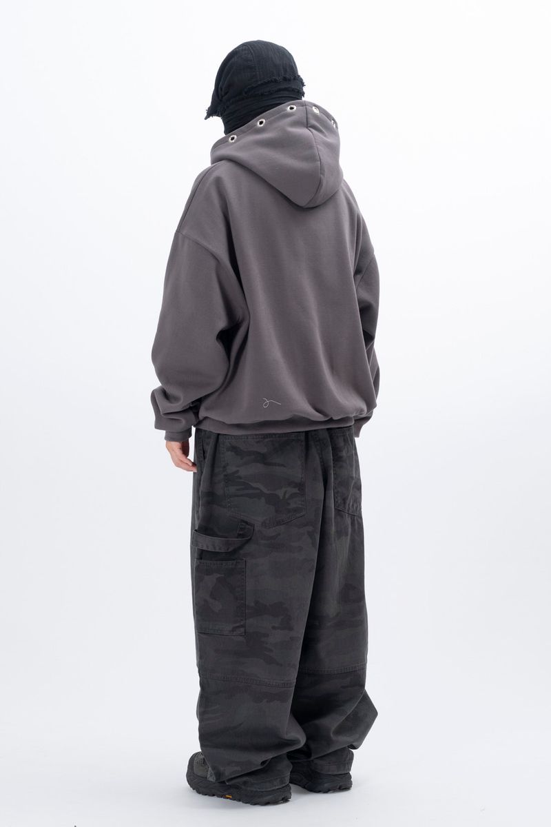 Maaad Eyelet Fleece Hoodie
