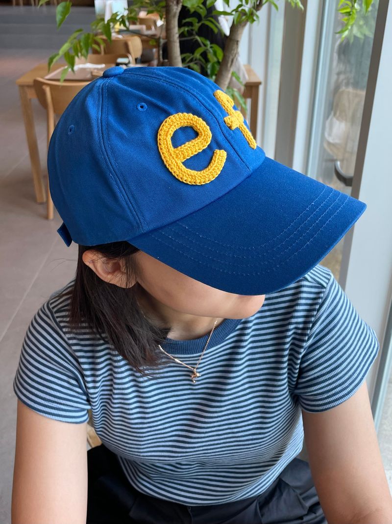 CUSTOM INITIAL CROCHET CAP