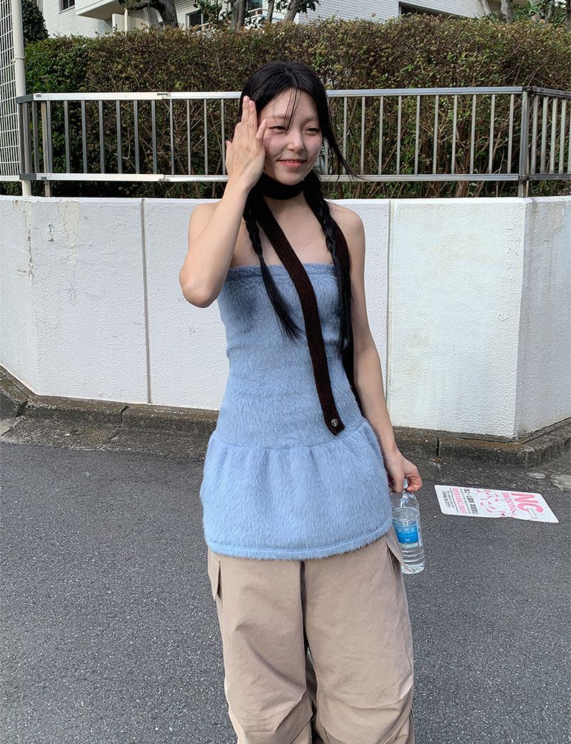 SLIM KNIT MUFFLER (7C)
