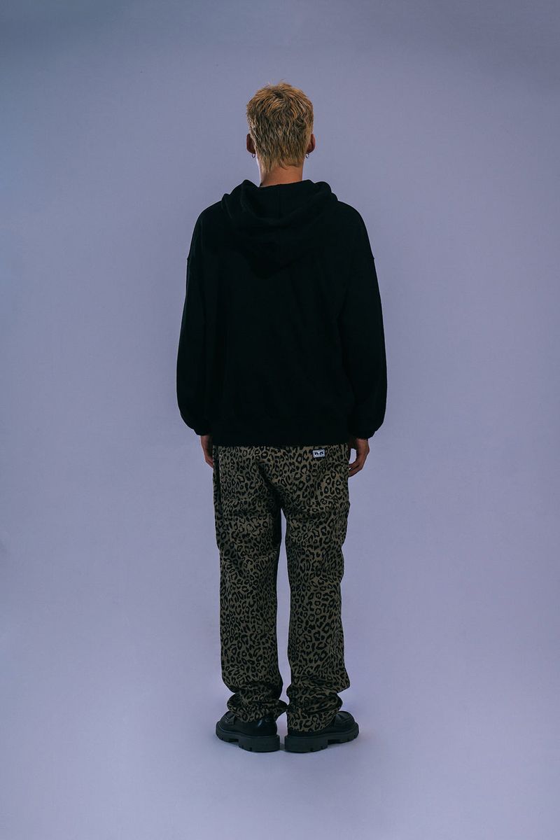 LETTERING HOODIE - BLACK
