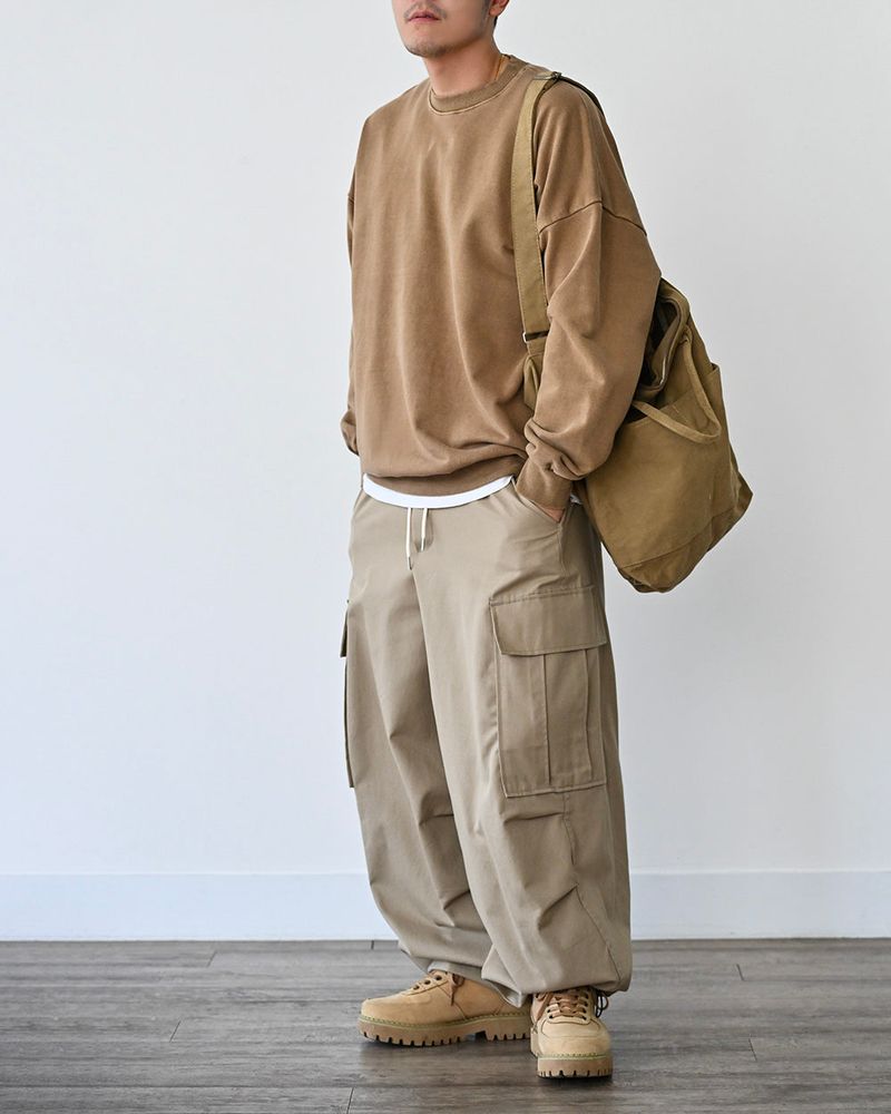 SIO WIDE CARGO PANTS BG