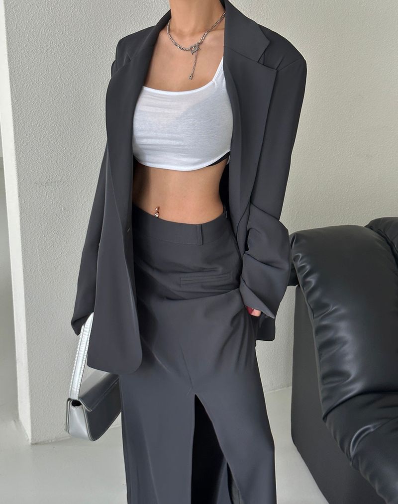 Mega Oversized Fit Blazer Jacket