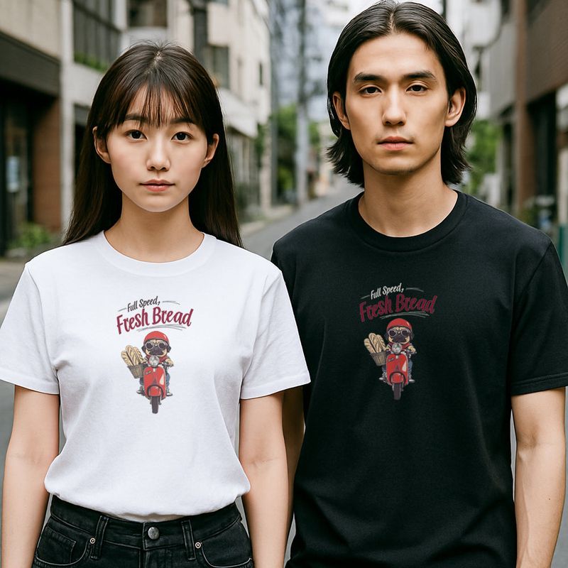 driftout(ドリフトアウト)の「Fresh BreadBulldog T-Shirt (3color)(Tops)」