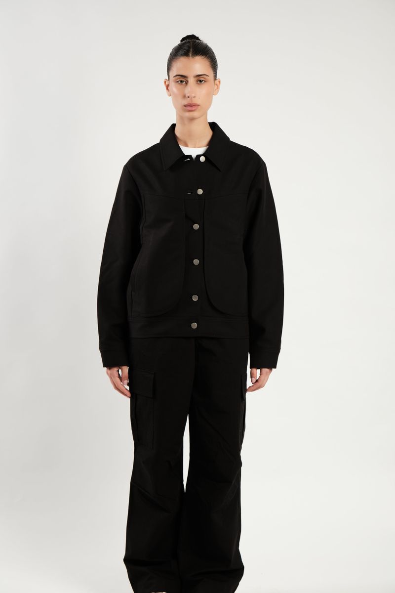 WING POCKET JACKET [BLACK]