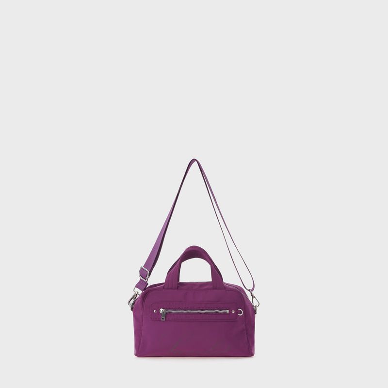 Lettering Cross Tote Bag (Purple)