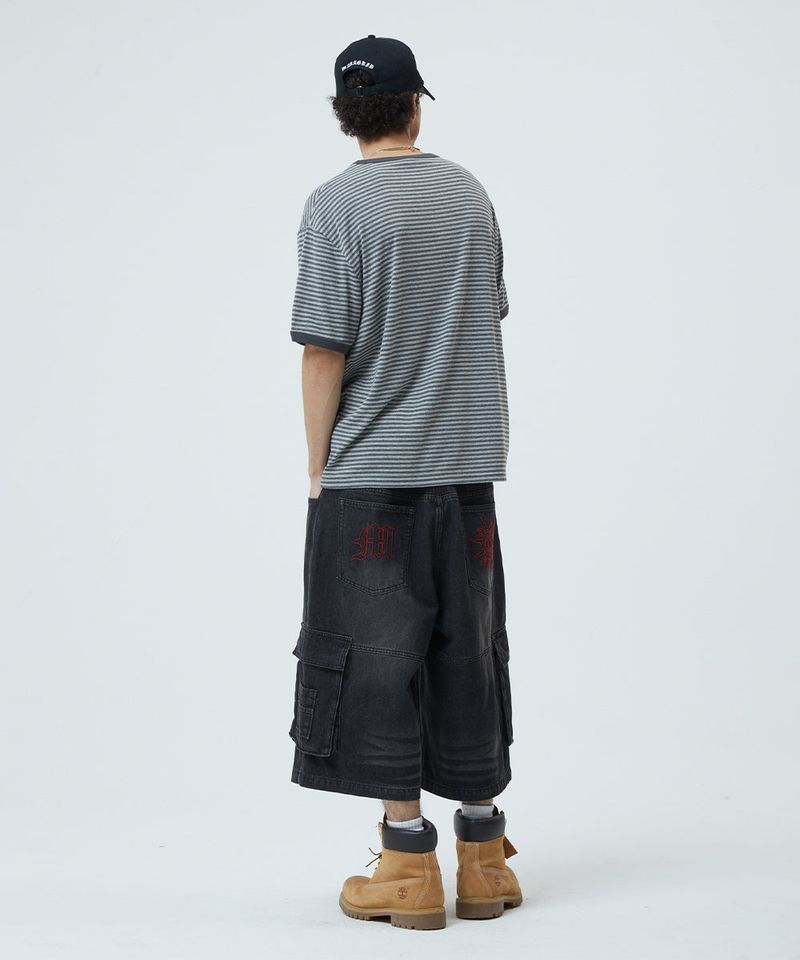 BERMUDA CARGO DENIM SHORT