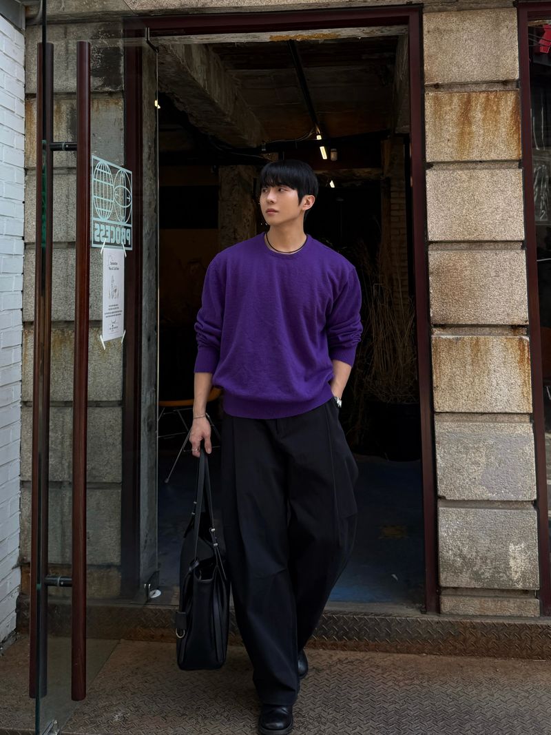 Fade cooling round knitwear
