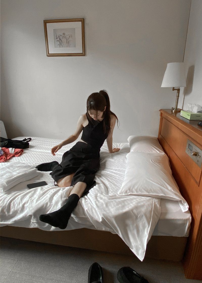 OVERLAY FOLD SKIRT