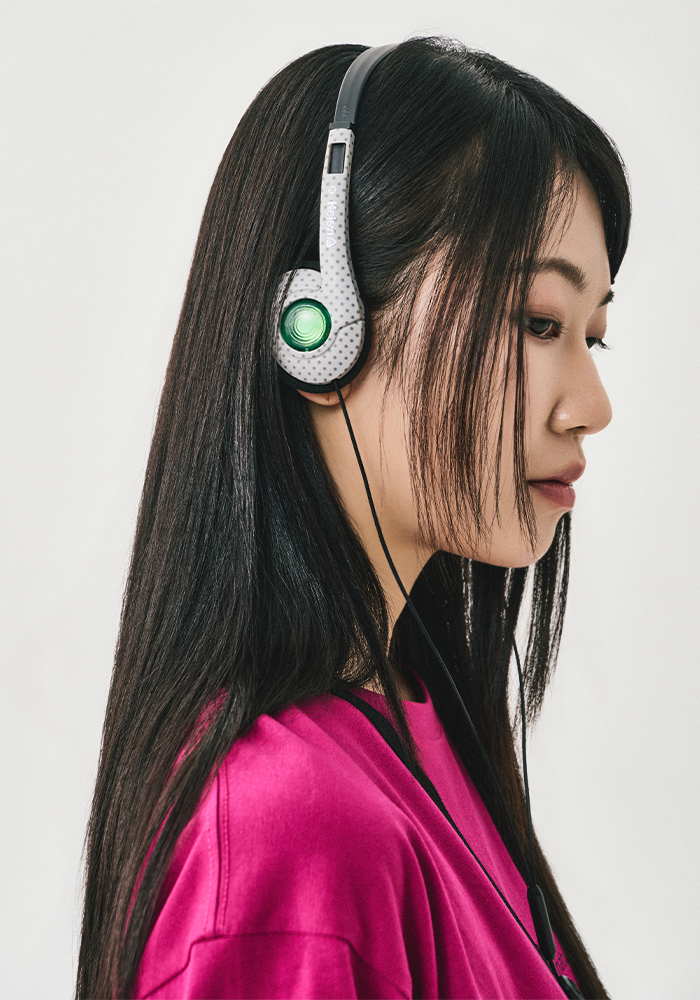 Wired Headset 002 Grey/Green