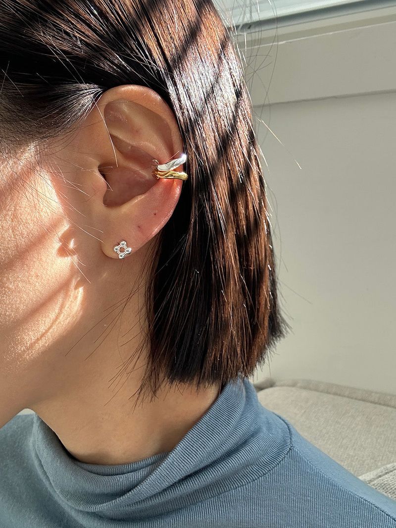[925silver] Mini dot earring