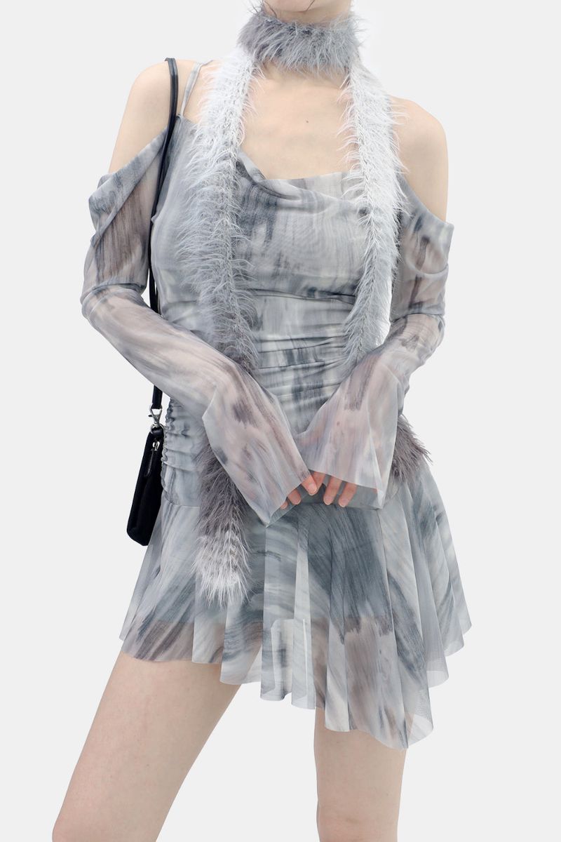 NONCODE（ノンコード）の「Lato Wave Off-Shoulder Dress（Dresses）」