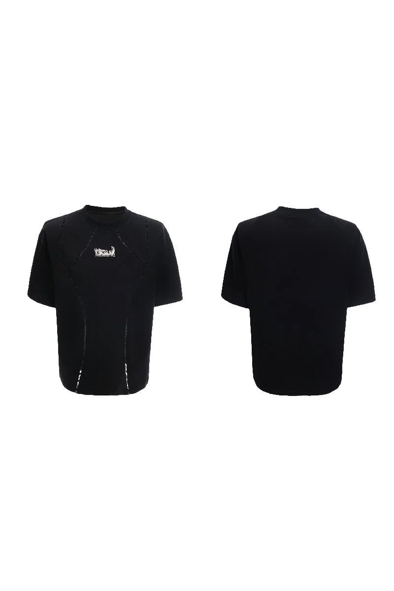 Deconstructed Cotton Metal Tee