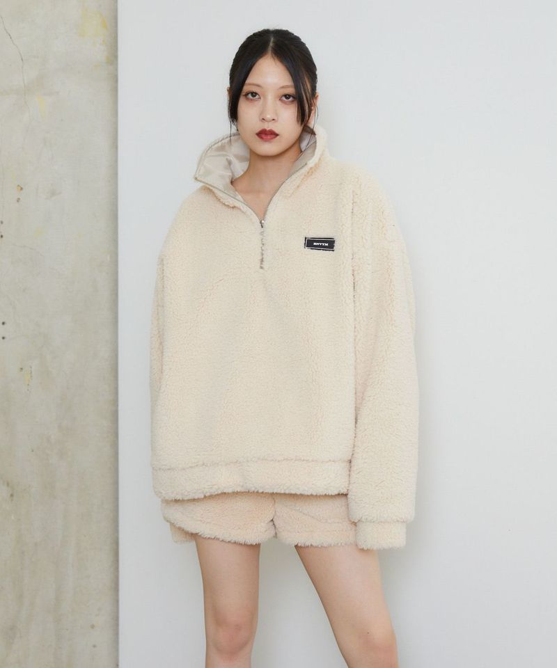 ENVYM（アンビー）の「ボアハーフZIPPO（トップス）」