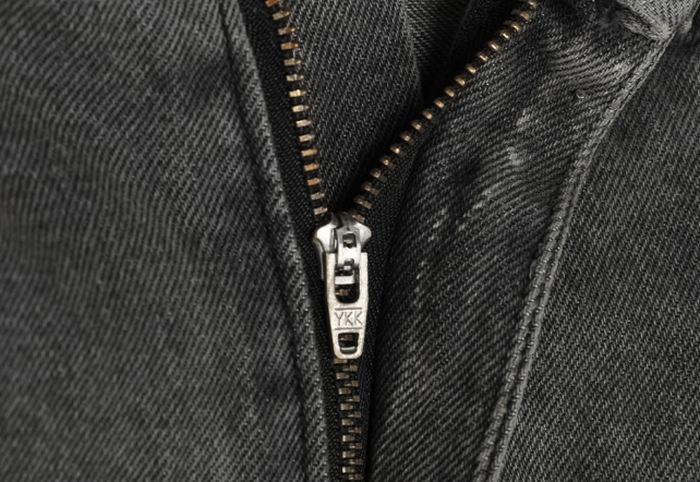 Crete Greywashed Semi-Wide Denim Pants