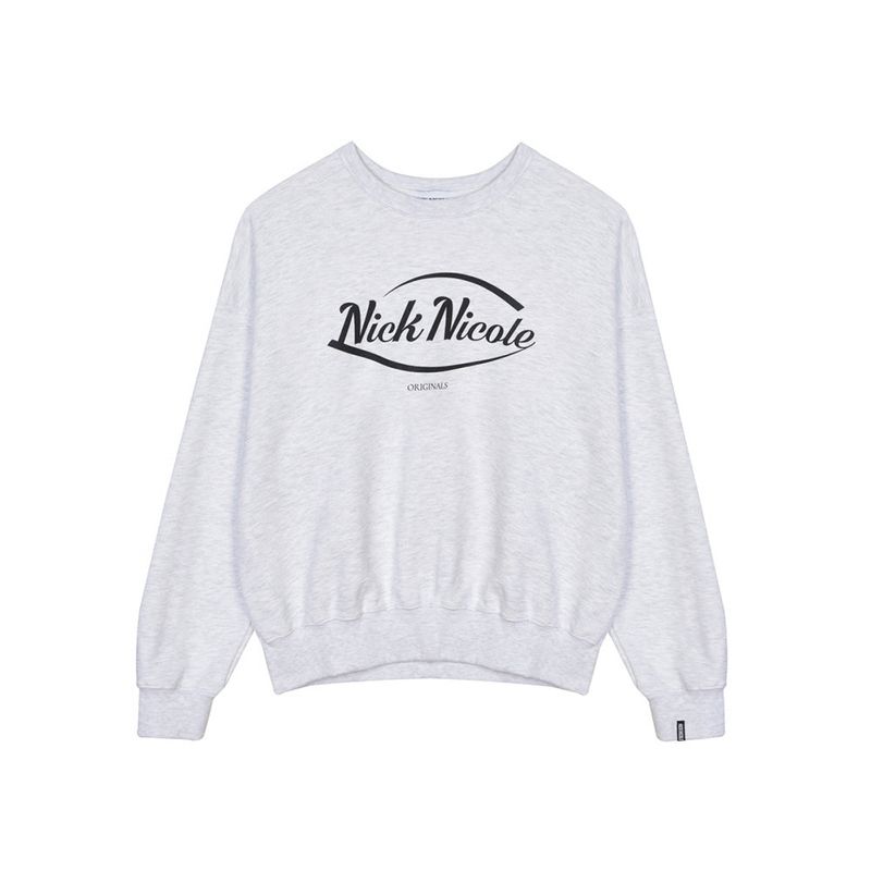NICK&NICOLE（ニック＆ニコール）の「NICOLE ORIGINALS SWEATSHIRT_MELANGE BLACK（Tops）」