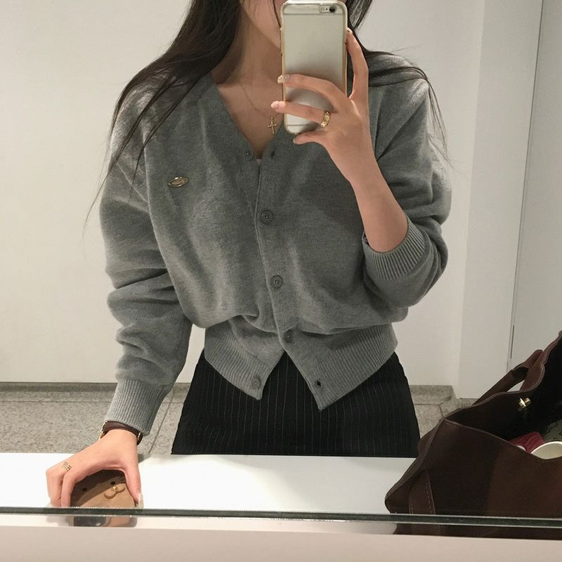 [bellide made] Merlin, Pendant V-neck Cardigan