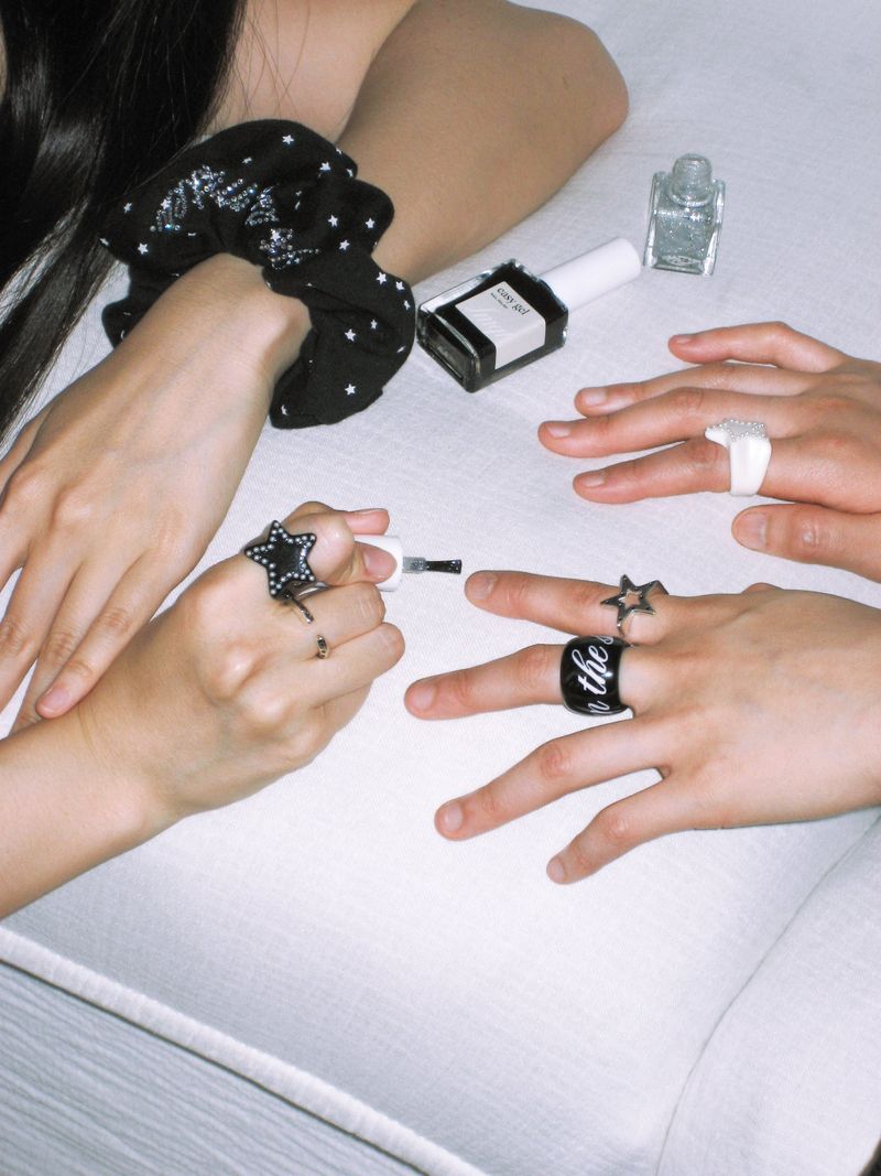 [Formica] Spell ring (Black pink)