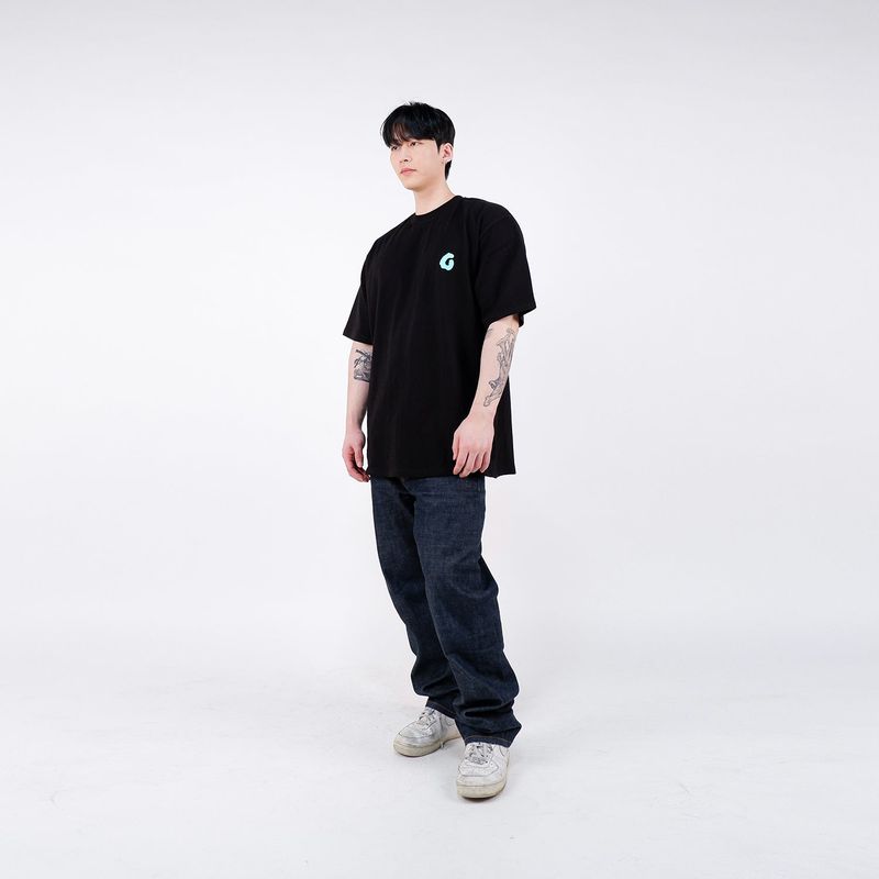 GOOFOFF MAIN LOGO TEE - ( Black - Mint )