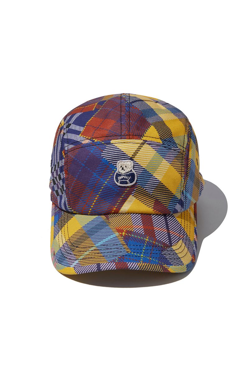 APIECEOFCAKE（ピースオブケイク）の「Multi Check Camp Cap_Blue Check（Hats）」