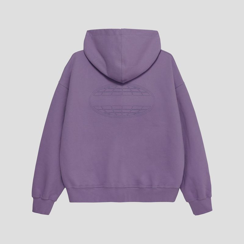 FONTLESS STITCH LOGO ZIP HOODIE