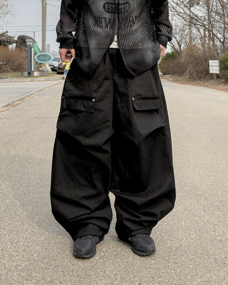 Doblen Rivet Balloon Cotton Pants