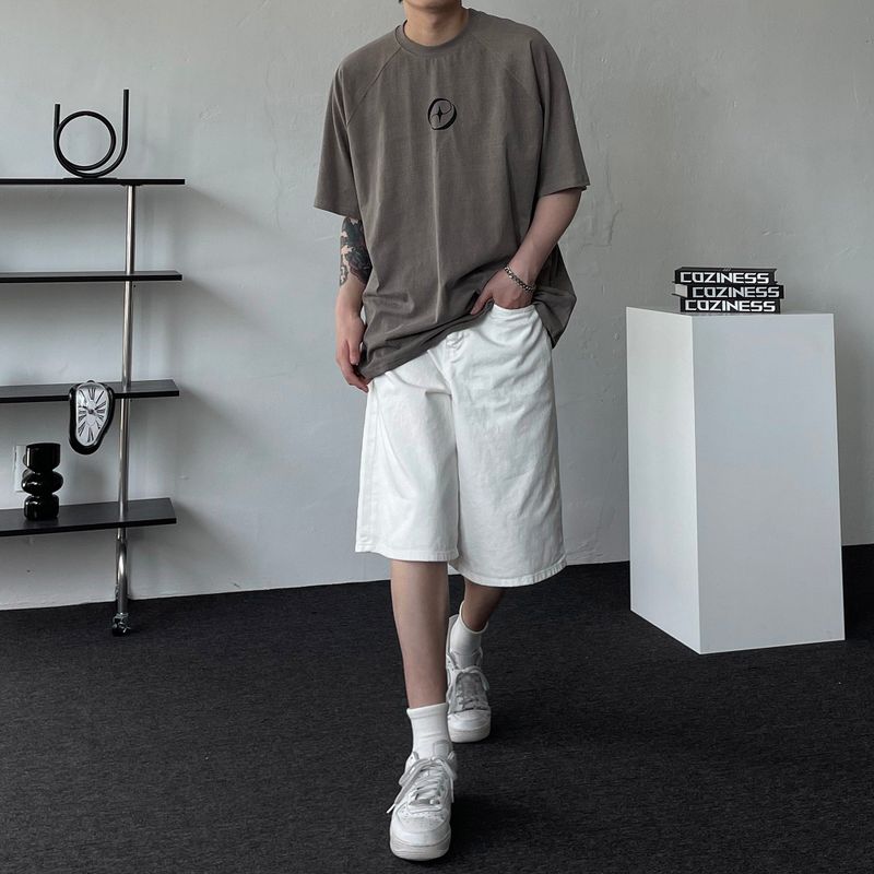 TR2486 White Bermuda Pants (S ~ L)