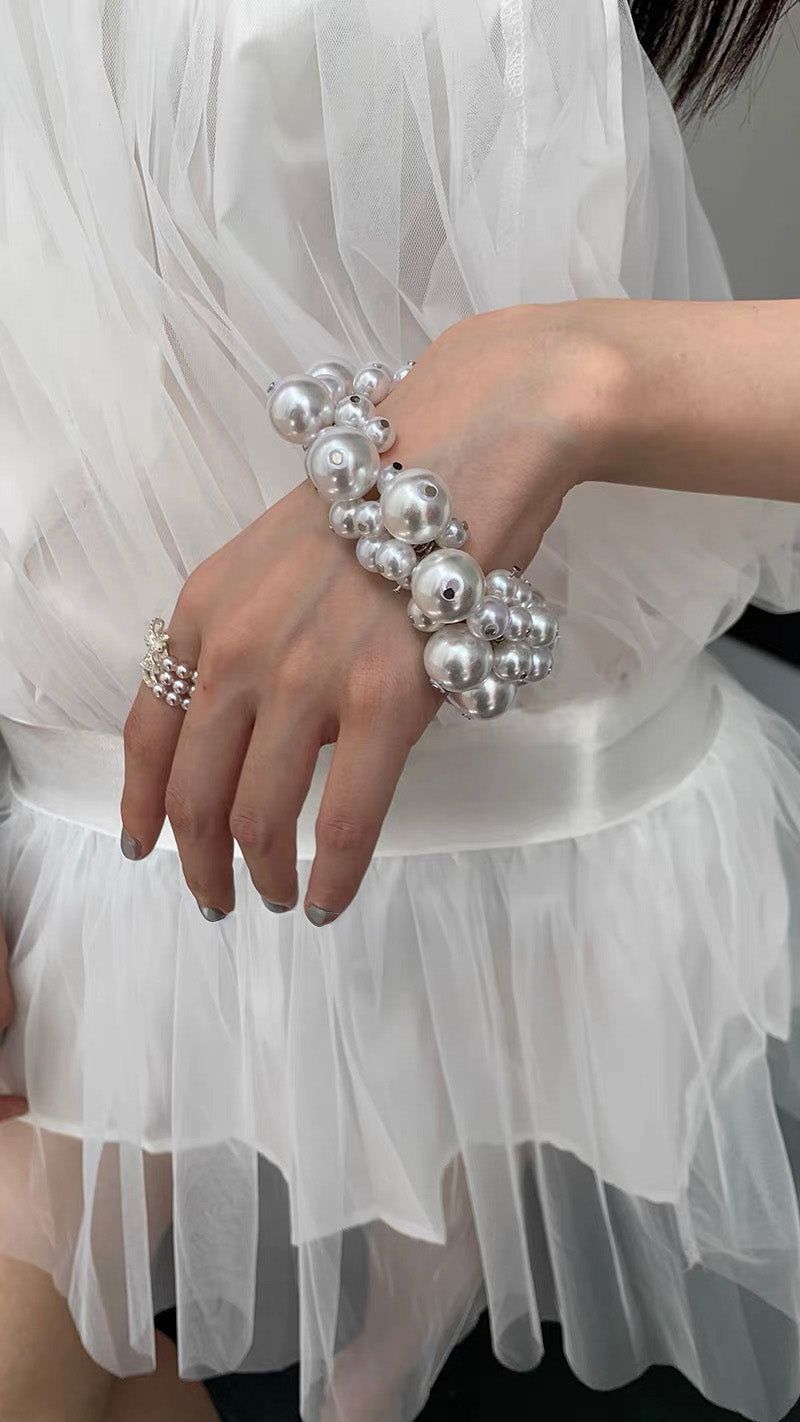 Pearl crochet bracelet