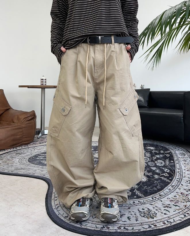 SATIIIZ（サティーズ）の「Defun diagonal cargo cotton pants（Pants）」