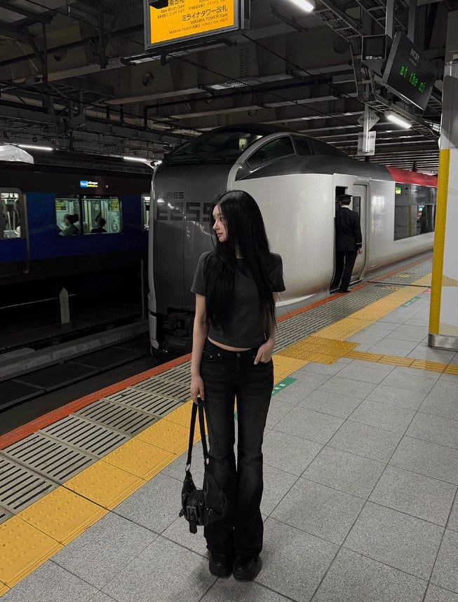 26SS★ TOKYO Crop Basic Tee