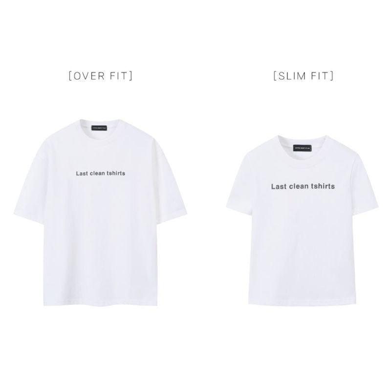 Last clean artwork T-shirt (2color)
