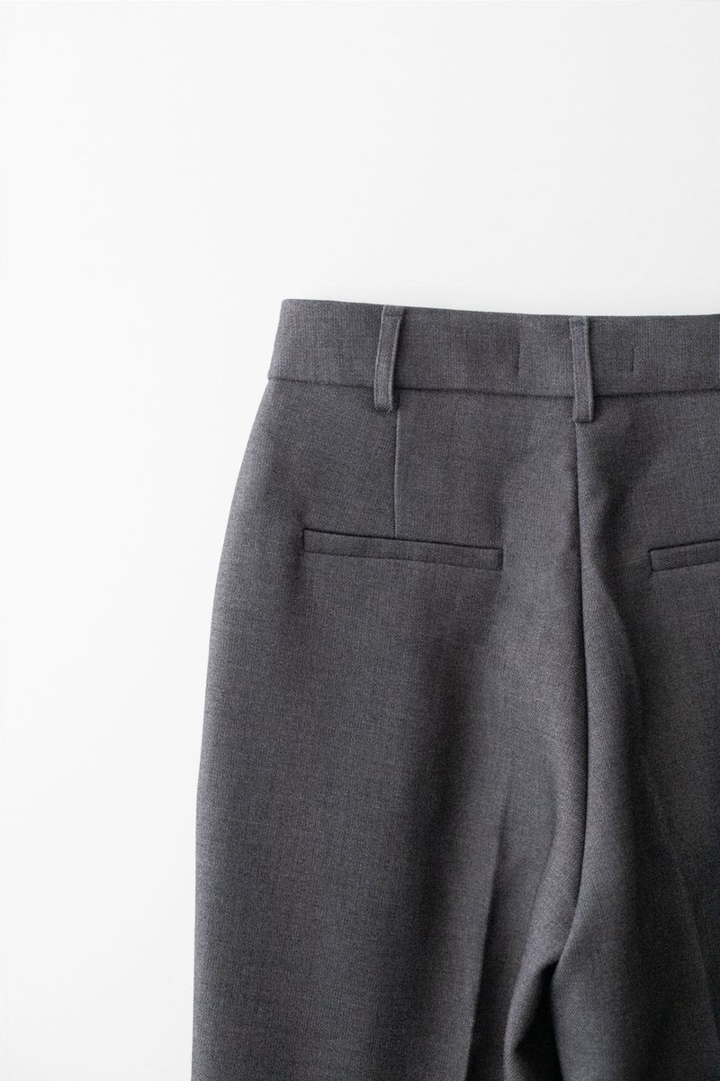 Semi wide pants (Dark grey)