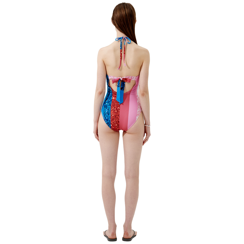 Foliday Swimsuit Berry