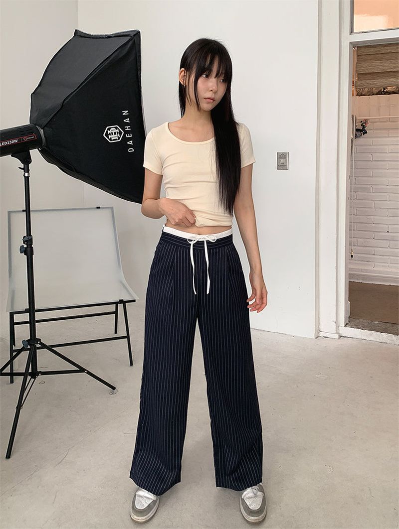 MODAL U-NECK TEE (4C)