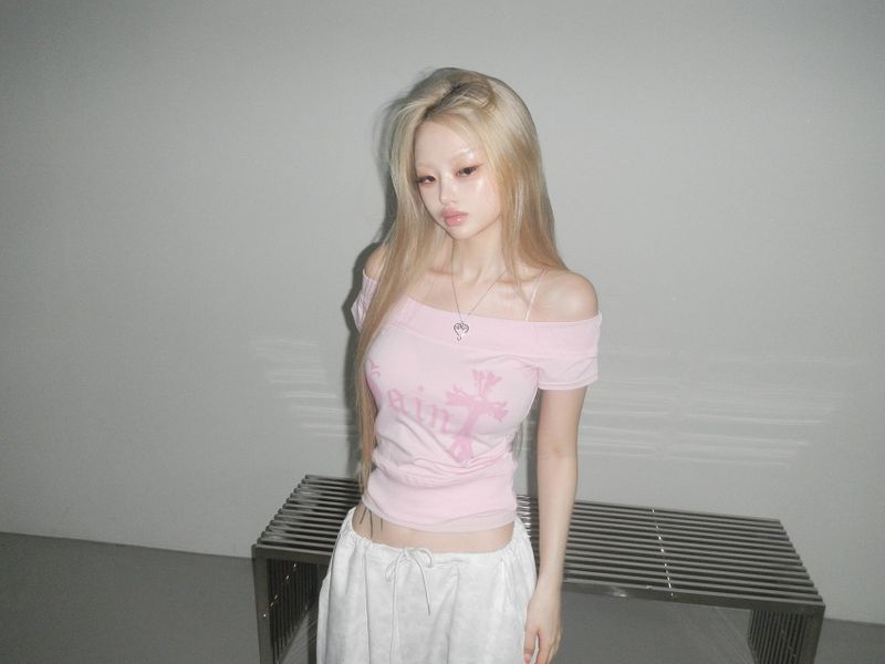 saint scoop neck top (5 color)