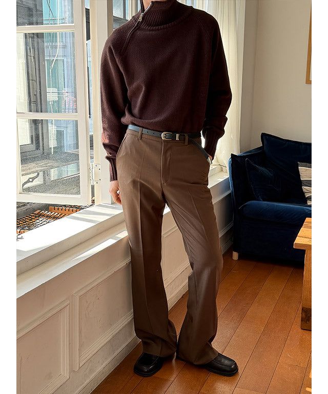 [SET UP 가능] Max boots cut slacks(2color)