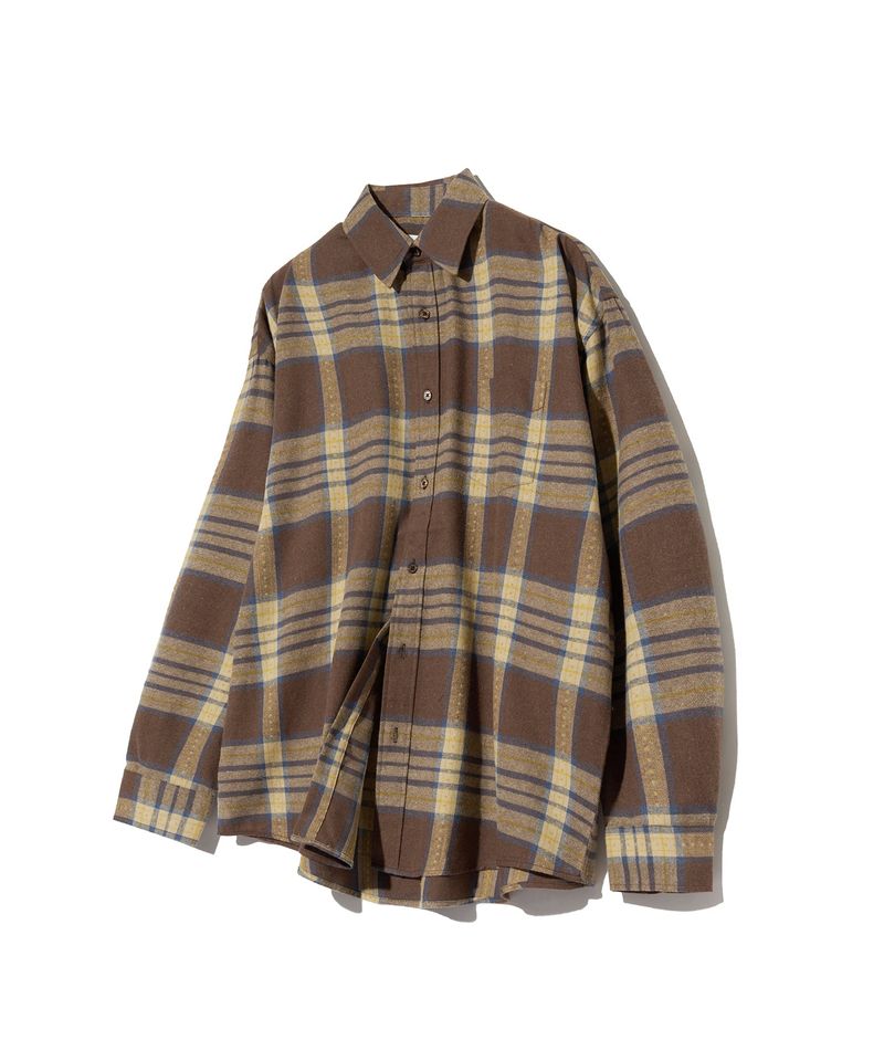 standard error(スタンダードエラー)の「87-STAN075 Western Overfit Pocket Long-Sleeved Check Shirt(Tops)」