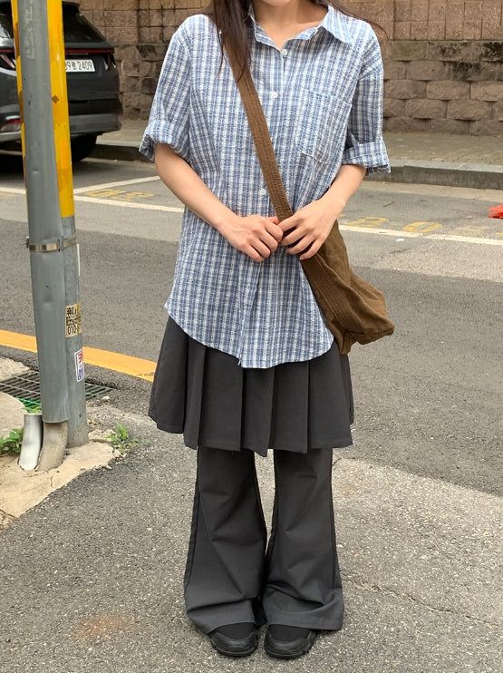 Hika Layered Skirt Pants