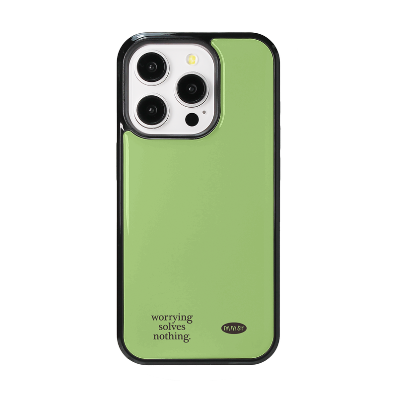 murmursroom（マーマーズルーム）の「holiday epoxy bumper case (matcha)（Smartphone Accessories）」