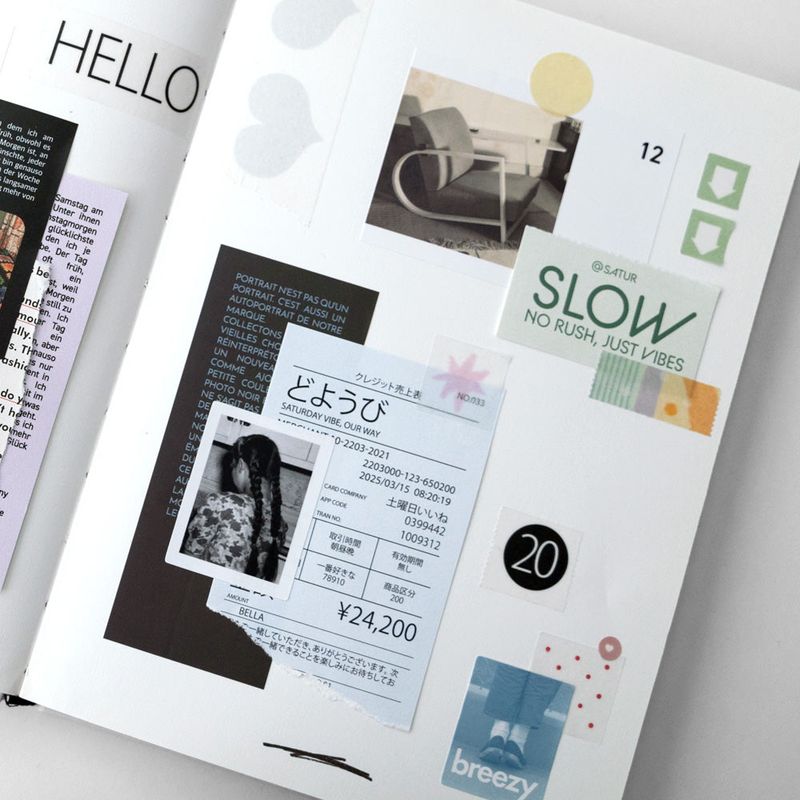Portrait sticker package