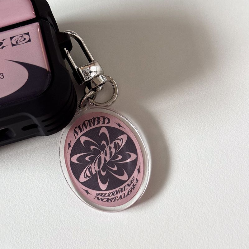 MOBN Acrylic Keyring (DustyPink/CharcoalGray)