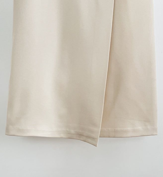 Chad Button Wrap Long Skirt