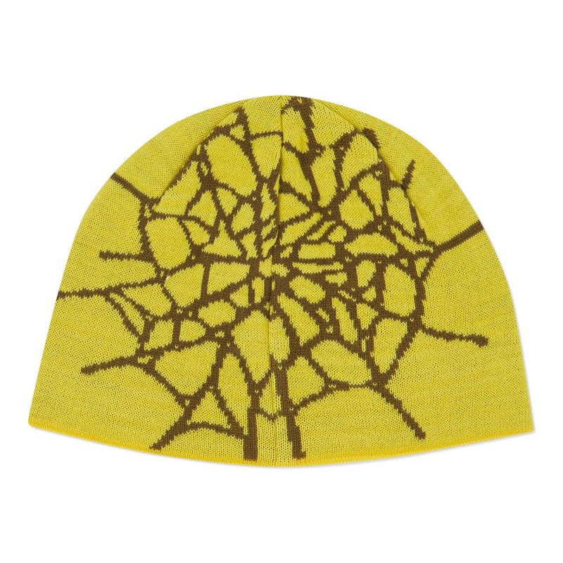 SPIDER WEB SHORT BEANIE